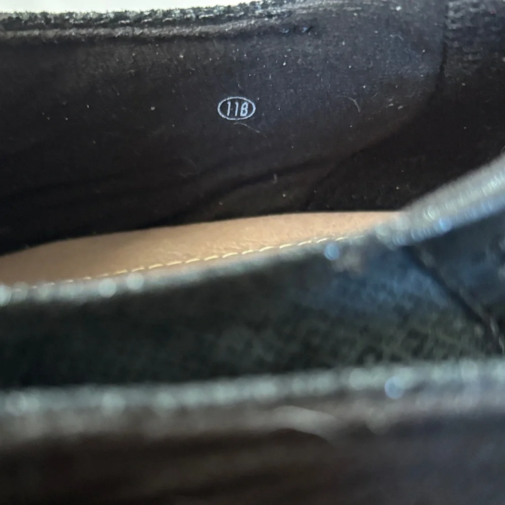 Earth Women's Black Leather Loafers 11B - Picture 6 of 16